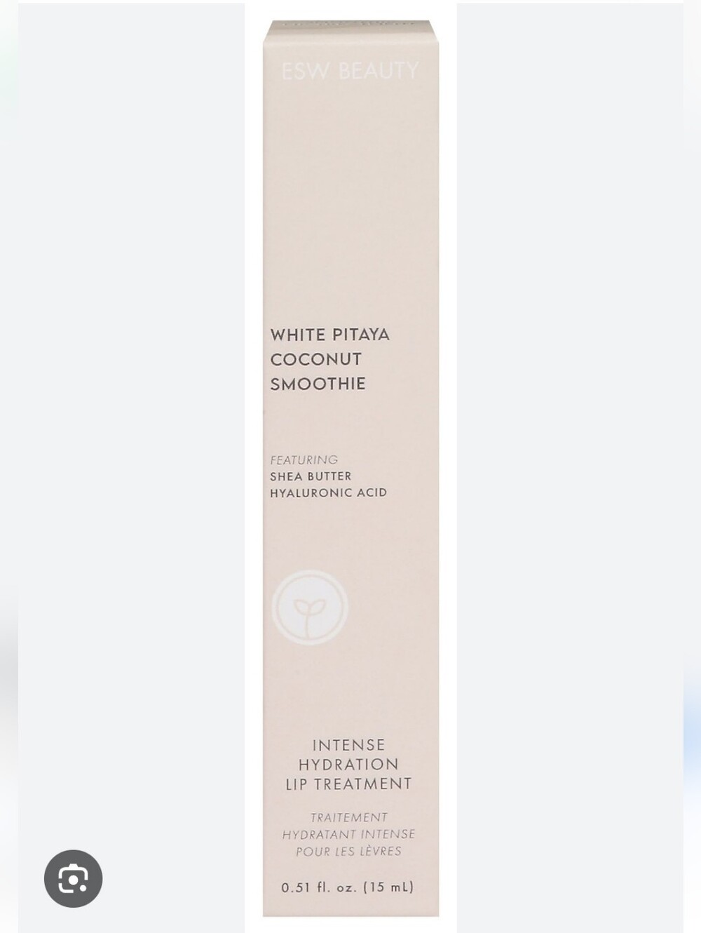 New White Pitaya Coconut Smoothie Intense Hydration Lip Treatment